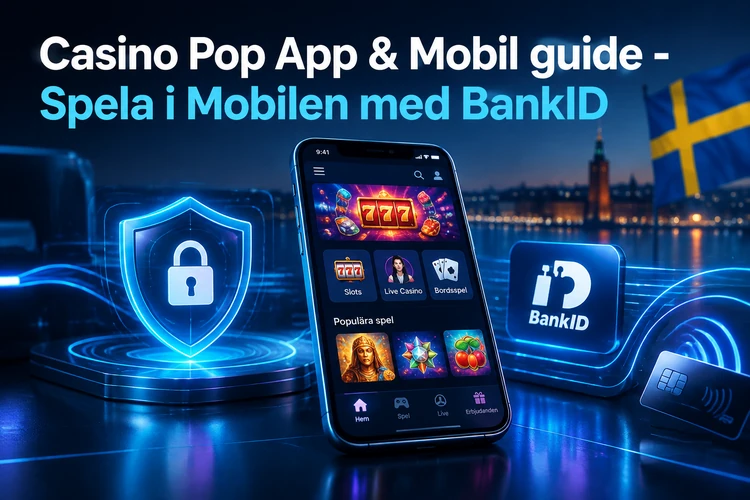 Casino Pop App & Mobil guide - Spela i Mobilen med BankID