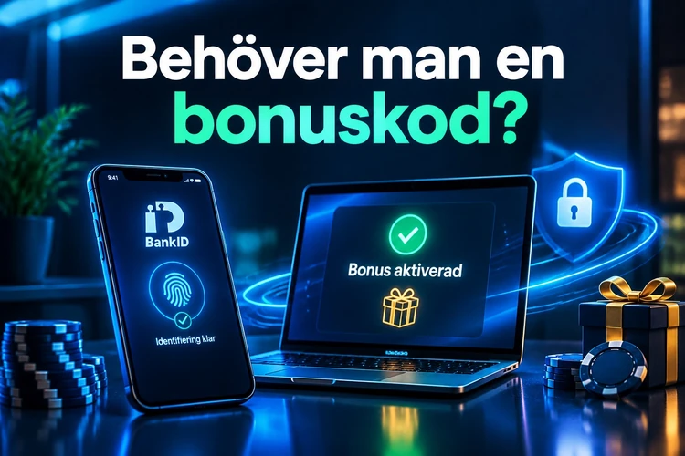 Behöver man en bonuskod?
