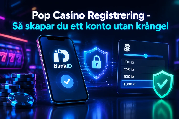 Pop Casino Registrering - Så skapar du ett konto utan krångel
