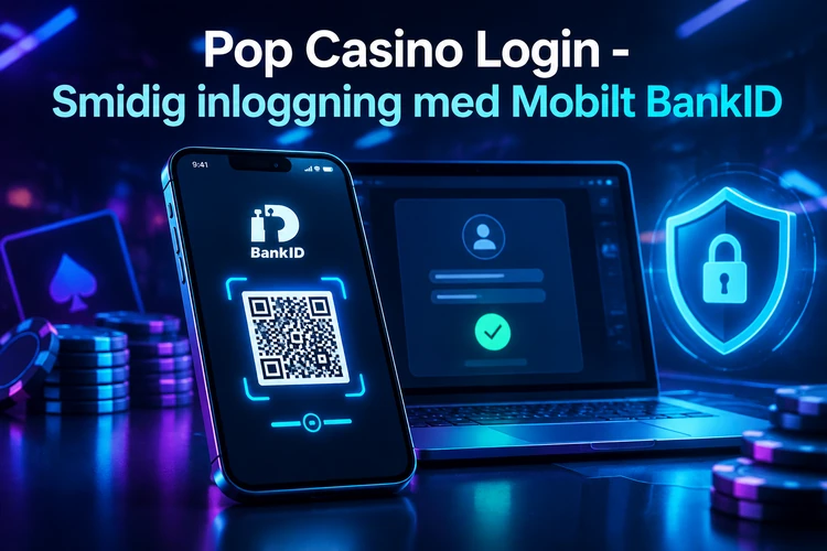 Pop Casino Login - Smidig inloggning med Mobilt BankID