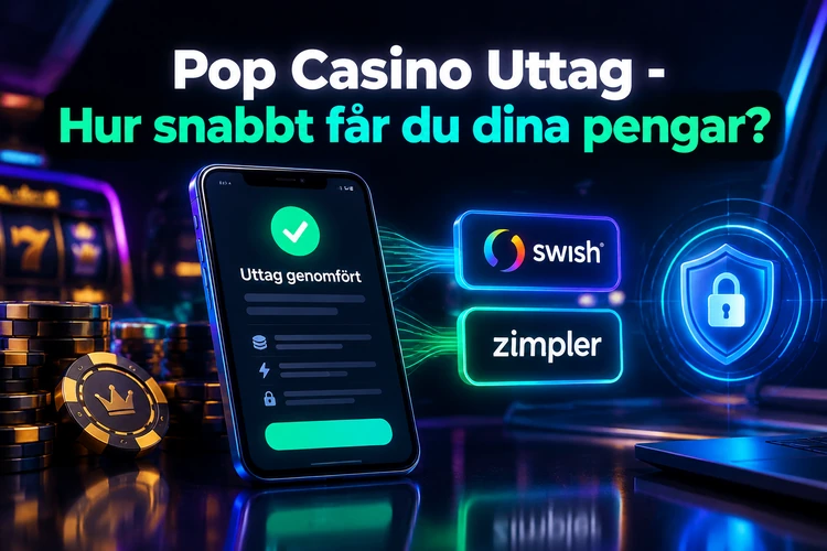 Pop Casino Uttag - Hur snabbt får du dina pengar?