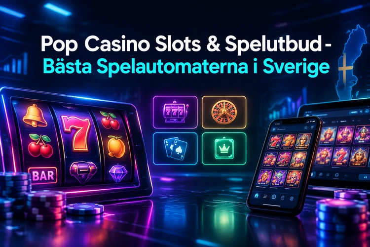 Pop Casino Slots & Spelutbud - Bästa Spelautomaterna i Sverige